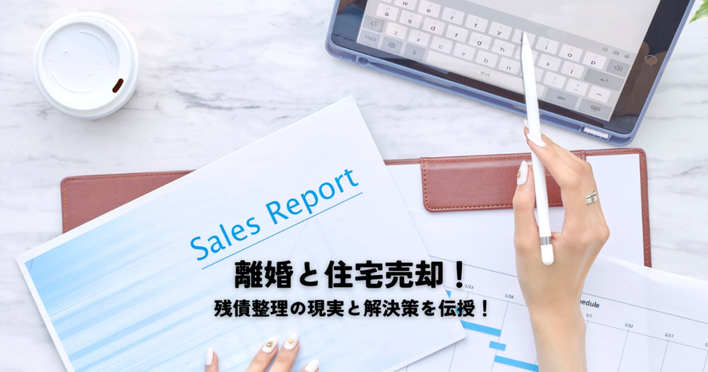 離婚と住宅売却！残債整理の現実と解決策を伝授！