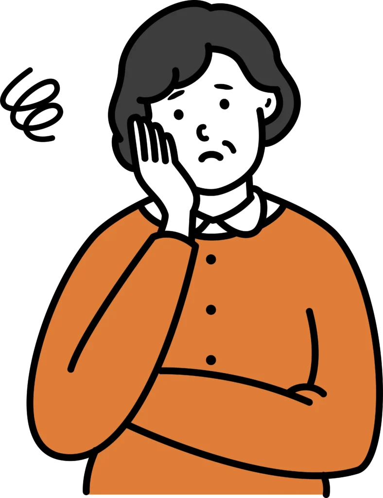 悩む女性